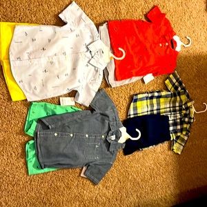 (4) NWT Carter’s matching shorts set